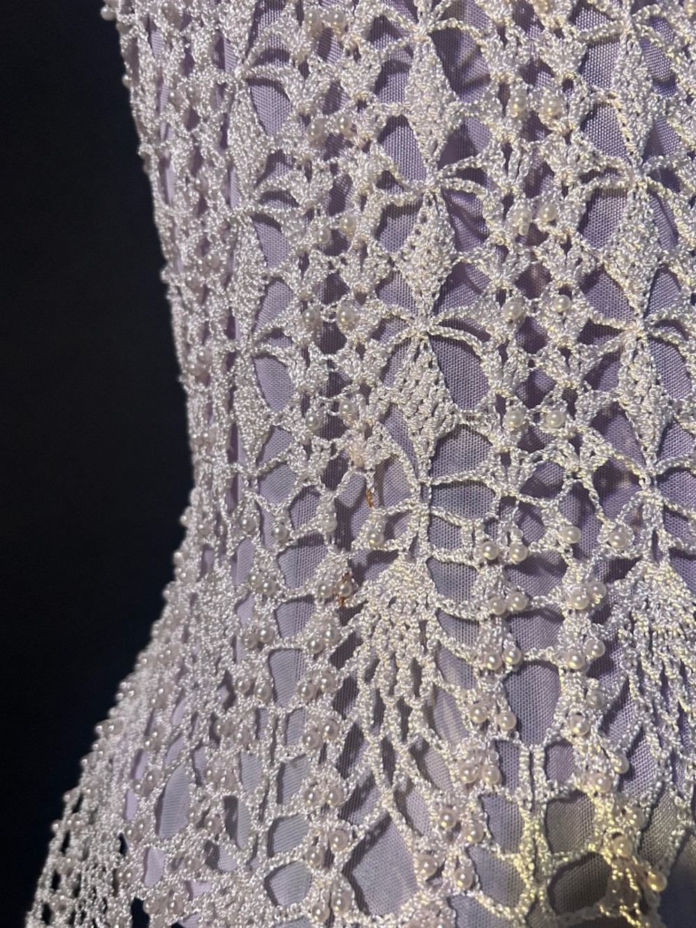 Beautiful Beaded weblike Tank Top - Picture 11 of 11